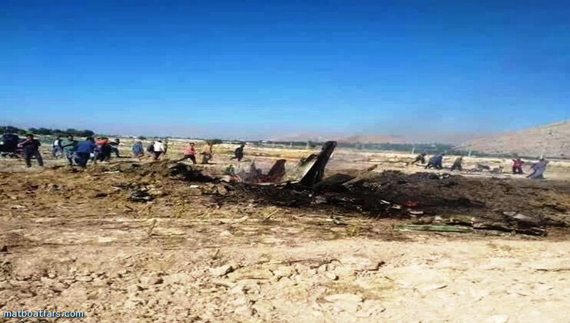 سقوط یک فروند هواپیمای نظامی آموزشی در کازرون فارس