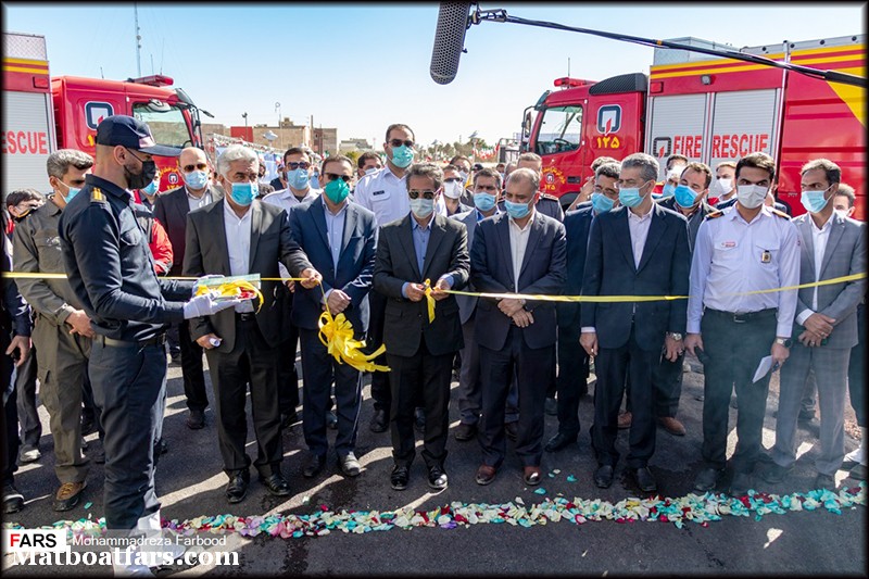 دومین سایت آموزش تخصصی آتش‌نشانان کشور در شیراز افتتاح شد